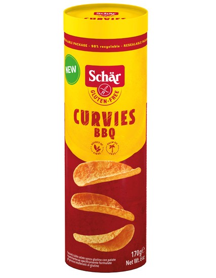 Πατατάκια 'Curvies' Γεύση BBQ - Χωρίς Γλουτένη (170γρ) Schar