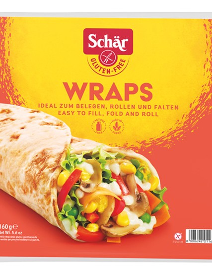 Αραβική Πίτα "Wraps" Χωρίς Γλουτένη/Λακτόζη (2x80γρ) Schar