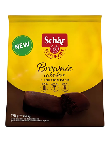 Brownie Cake Bar Χωρίς Γλουτένη/Λακτόζη (180γρ) Schar