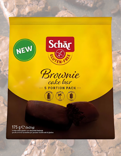 Brownie Cake Bar Χωρίς Γλουτένη/Λακτόζη (180γρ) Schar