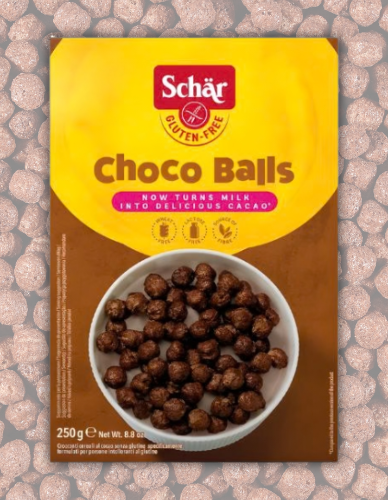 Δημητριακά Σοκολατένιες Μπαλίτσες 'Choco Balls' Χωρίς Γλουτένη/Λακτόζη (250γρ) Schar