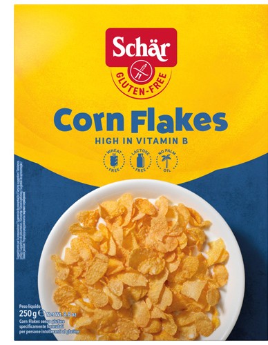 Νιφάδες Καλαμποκιού 'Corn Flakes' Χωρίς Γλουτένη/Λακτόζη (250γρ) Schar