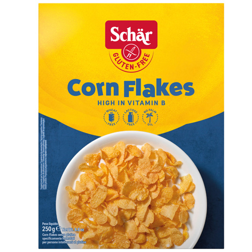 Νιφάδες Καλαμποκιού 'Corn Flakes' Χωρίς Γλουτένη/Λακτόζη (250γρ) Schar