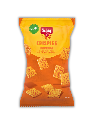 Τσιπς μπιζελιού 'Crispies' με Πάπρικα ΧΓΛ (100γρ) Schar
