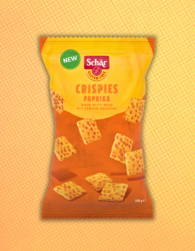 Τσιπς μπιζελιού 'Crispies' με Πάπρικα ΧΓΛ (100γρ) Schar