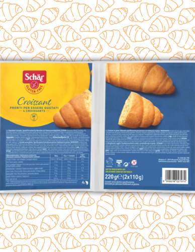 Κρουασάν (4τμχ) ΧΓΛ (220γρ) Schar