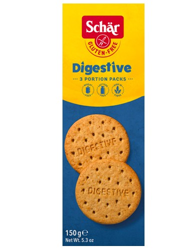 Μπισκότα Digestive Χωρίς Γλουτένη/Λακτόζη (150γρ) Schar