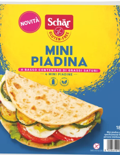 Μίνι Αραβικές Πίτες Piadina/Χωρίς Γλουτένη (180gr) Schär