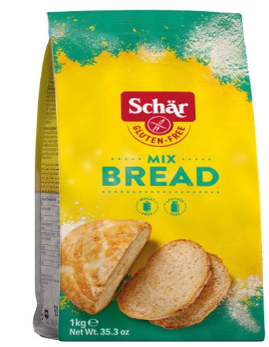 Αλεύρι για Ψωμί 'Mix Bread' Χωρίς Γλουτένη/Λακτόζη (1kgr) Schar