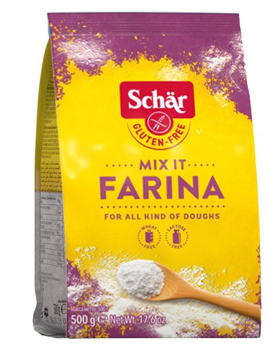 Αλεύρι Γενικής Χρήσης 'Farina Mix It!' Χωρίς Γλουτένη/Λακτόζη (500γρ) Schar