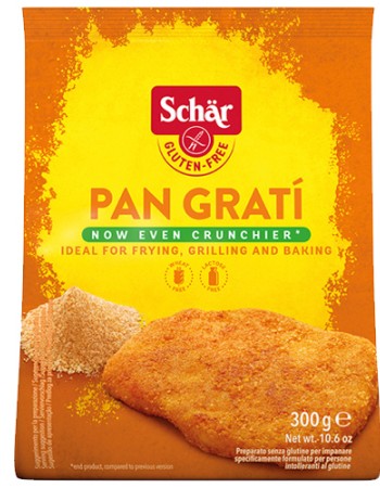 Φρυγανιά Τριμμένη 'Pan Grati' Χωρίς Γλουτένη/Λακτόζη (300γρ) Schar
