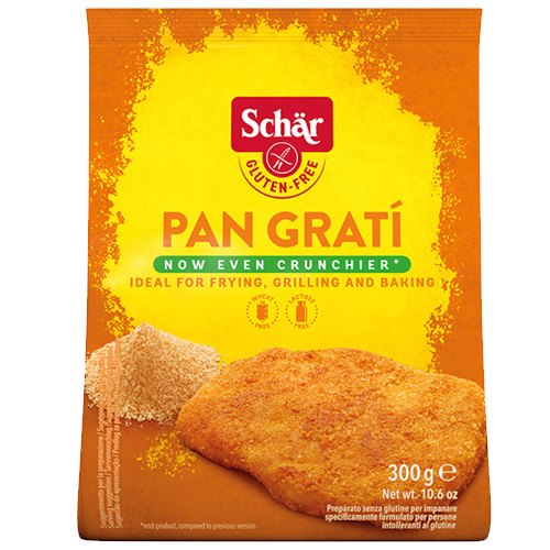 Φρυγανιά Τριμμένη 'Pan Grati' Χωρίς Γλουτένη/Λακτόζη (300γρ) Schar