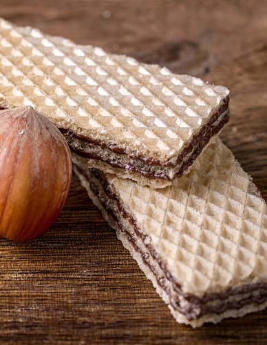 Γκοφρετίνια με Πραλίνα Φουντουκιού 'Wafers' Χωρίς Γλουτένη (125γρ) Schar