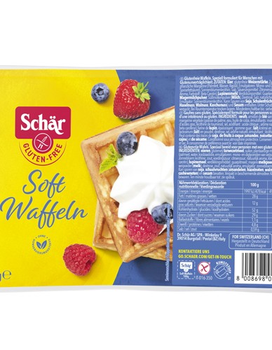 Μαλακές Βάφλες Χωρίς Γλουτένη (100γρ) Schar