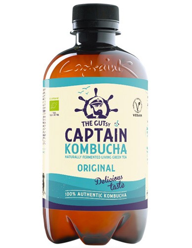 Κομπούχα γεύση 'Φυσική' (400ml) Captain Kombucha