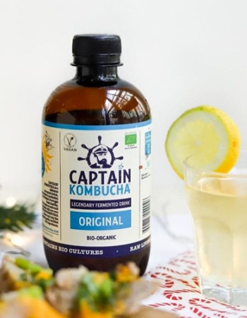 Κομπούχα γεύση 'Φυσική' (400ml) Captain Kombucha