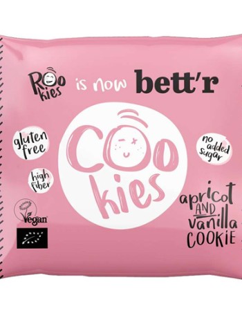 Vegan Μπισκότο 'Rookies Cookies' Βερίκοκο & Βανίλια Χ/ΓΛ (40γρ) Rookies