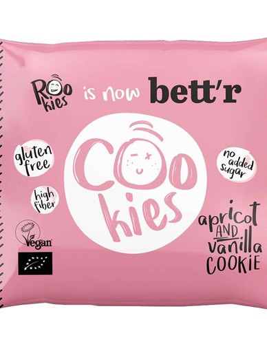 Vegan Μπισκότο 'Rookies Cookies' Βερίκοκο & Βανίλια Χ/ΓΛ (40γρ) Rookies