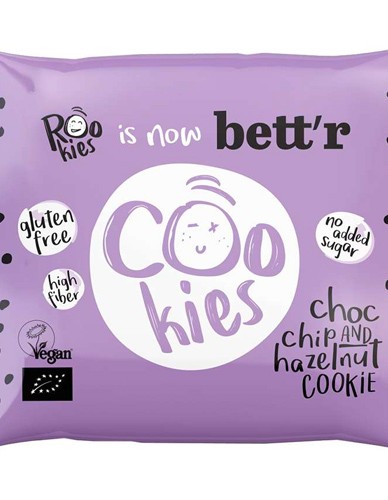 Vegan Μπισκότο 'Rookies Cookies' Σοκολάτα & Φουντούκι Χ/ΓΛ (40γρ) Rookies