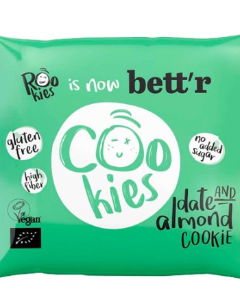 Vegan Μπισκότο 'Rookies Cookies' Χουρμάδες & Αμύγδαλα Χ/ΓΛ (40γρ) Rookies