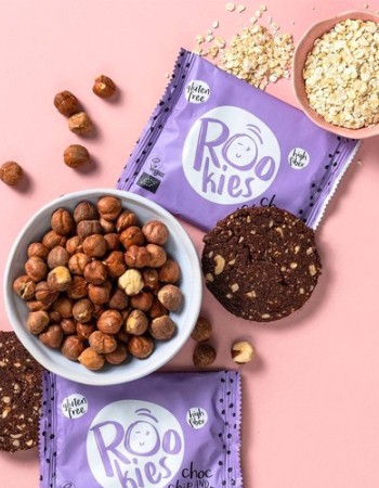 Vegan Μπισκότο 'Rookies Cookies' Σοκολάτα & Φουντούκι Χ/ΓΛ (40γρ) Rookies