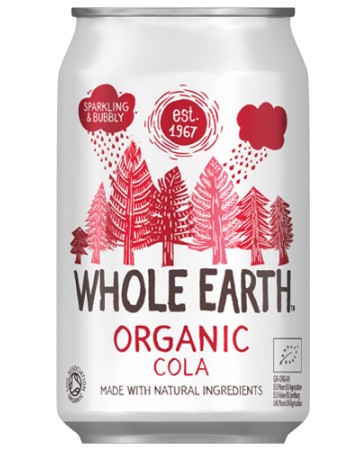 Αναψυκτικό Κόλα - Xωρίς Προσθήκη Ζάχαρης (330ml) Whole Earth