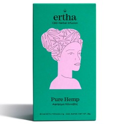 Αφέψημα Τσάι 'Βιολογική Κάνναβη CBD' (20φκλ) Ertha