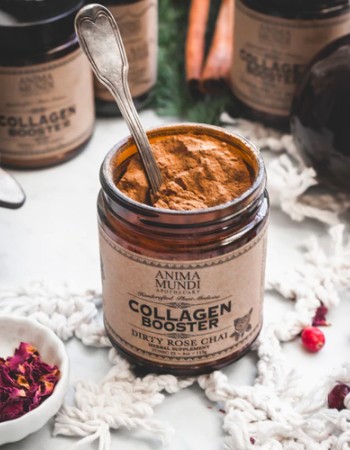 Collagen Booster με Ροδοπέταλα 'Dirty Rose Chai' (113gr) Anima Mundi