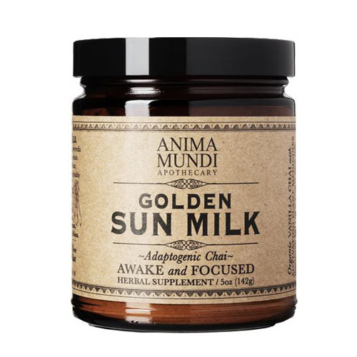 Ρόφημα Ενέργειας 'Golden Sun Milk' με Κουρκουμά, Maca & Cordyceps (142γρ) Anima Mundi