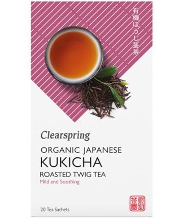 Γιαπωνέζικο Πράσινο Τσάι Kukicha (20φκλ) Clearspring