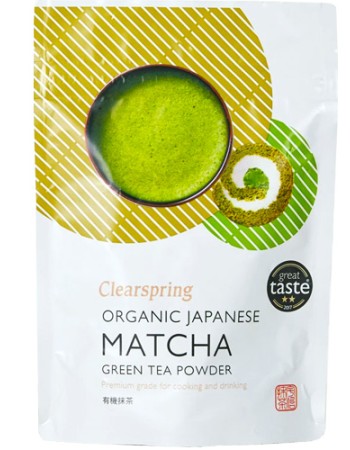 Matcha Πράσινο Τσάι (Μάτσα) - Premium Grade (40γρ) Clearspring