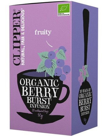 Μείγμα με Μούρα 'Berry Burst' - Χωρίς Καφεΐνη (20 φκλ) Clipper