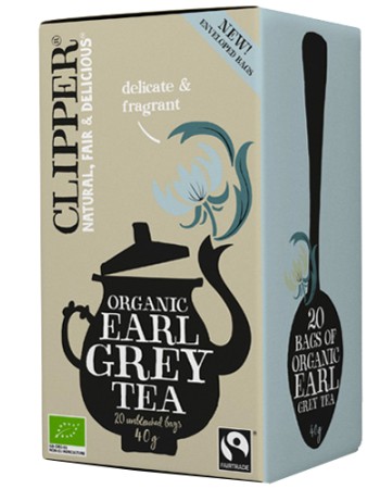 Tσάι Earl Grey - Mαύρο & Περγαμόντο (20 φκλ) Clipper