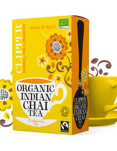 Μαύρο Τσάι Mασάλα με Ινδικά Μπαχαρικά 'Indian Chai' (20 φκλ) Clipper
