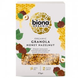 Γκρανόλα Βρώμης με Μέλι & Φουντούκια - Χωρίς Προσθήκη Ζάχαρης (375γρ) Biona
