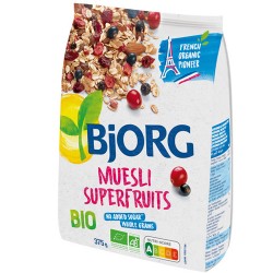 Μούσλι με Superfruits Χωρίς Ζάχαρη (375γρ) Bjorg