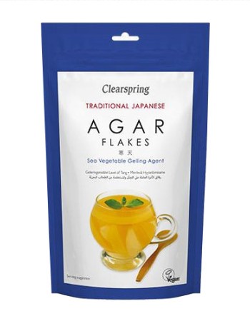 Άγαρ Άγαρ Χορτοφαγική Ζελατίνη (28γρ) Clearspring