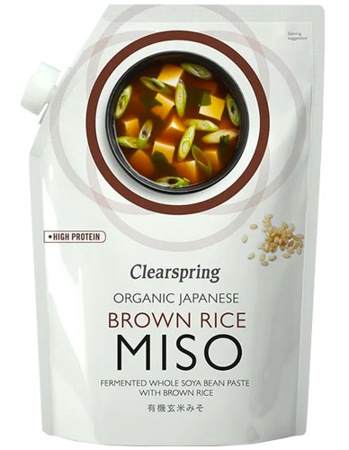 Πάστα Miso (Μίσο) με Καστανό Ρύζι (300γρ) Clearspring