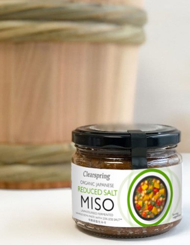 Ιαπωνική Πάστα Miso (Μίσο) με Μειωμένο Αλάτι - Απαστερίωτο (270γρ) Clearspring