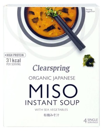 Miso Σούπα με Λαχανικά Θαλάσσης (4 μερίδες) Clearspring