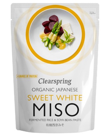 Πάστα Miso (Μίσο) Λευκό & Γλυκό (250γρ) Clearspring