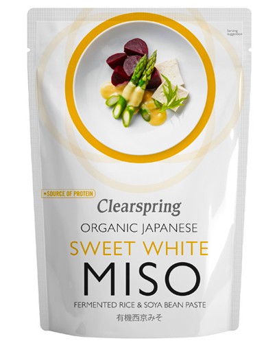 Πάστα Miso (Μίσο) Λευκό & Γλυκό (250γρ) Clearspring