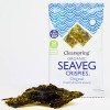 Τραγανό Σνακ από Φύκια Nori 'Seaveg Crispies' - Φυσικό (4γρ) Clearspring