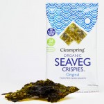 Τραγανό Σνακ από Φύκια Nori 'Seaveg Crispies' - Φυσικό (4γρ) Clearspring