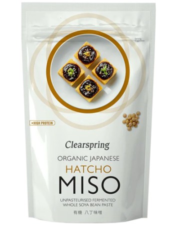 Πάστα Miso (Μίσο) 'Hatcho Miso' - Απαστερίωτο (300γρ) Clearspring