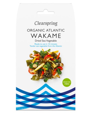 'Wakame' - Αποξηραμένα Χόρτα Θαλάσσης - Φύκια (25γρ) Clearspring