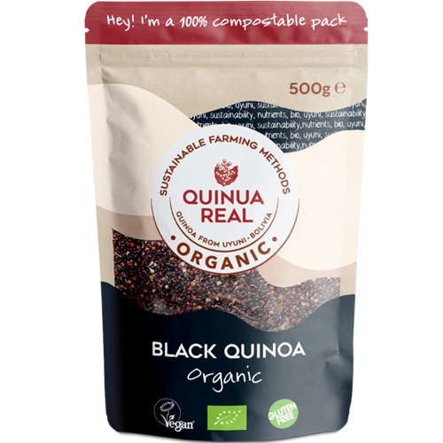 Mαύρη Βασιλική Κινόα (500γρ) Quinua Real