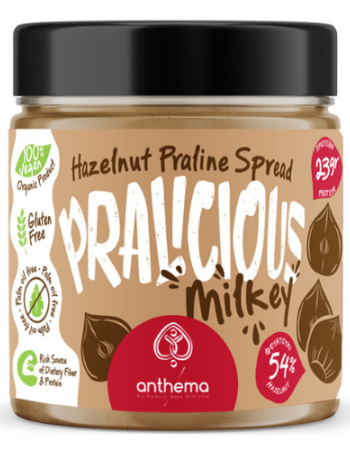 Vegan Πραλίνα Φουντουκιού 'Pralicious Milkey' (210gr) Anthema