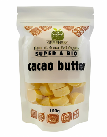 Βούτυρο Κακάο 'Cacao Butter' Κομμάτια (150γρ) Green Bay