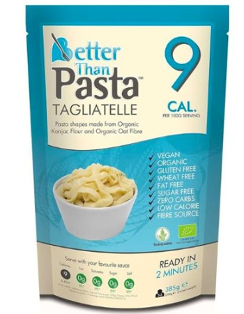 Ταλιατέλες από Βιολογικό Κόντζακ Konjac-Shirataki (385γρ) Better Than